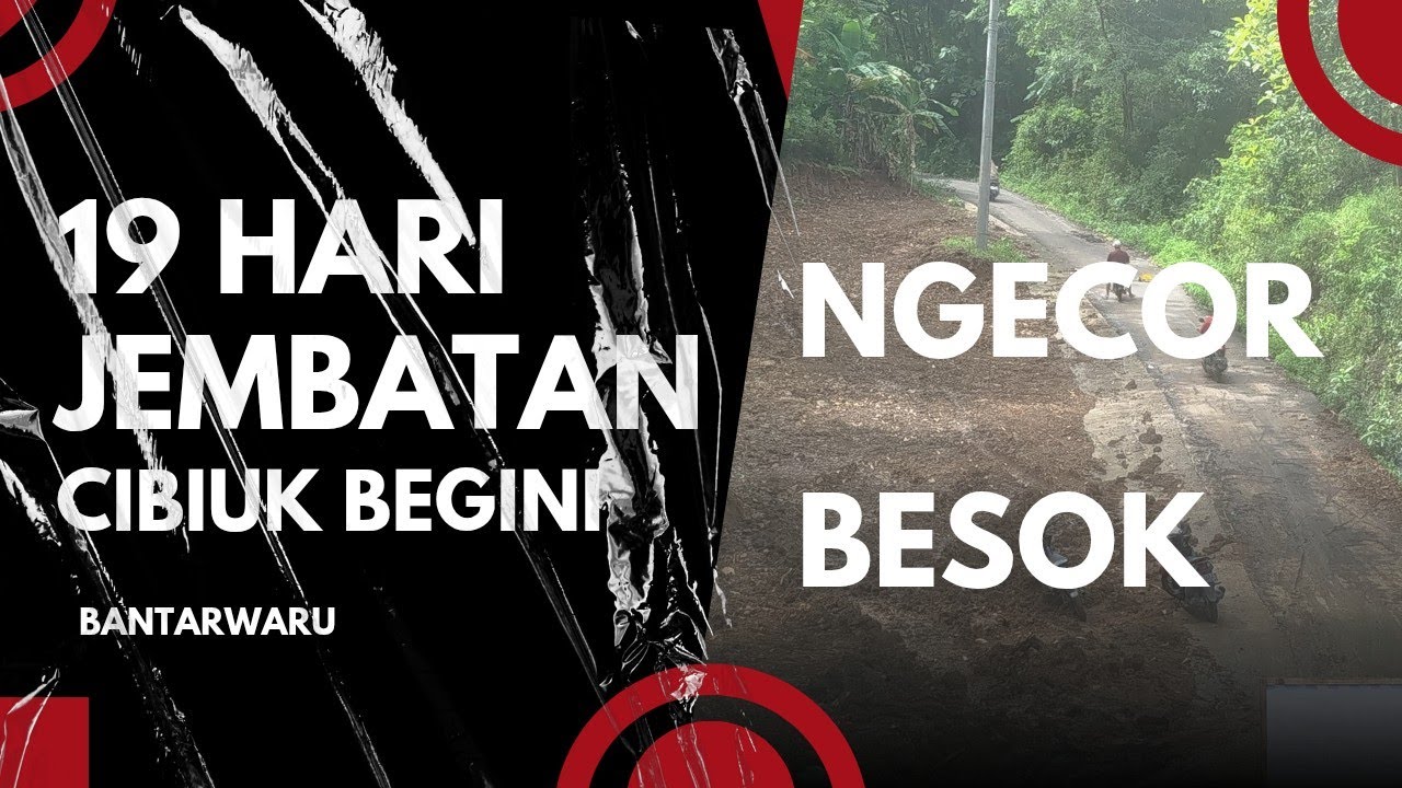 Nota Cibiuk Jembatan Cibiuk Terkini Sebelum Pengecoran - YouTube