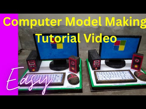 How To Make Computer Model ।। School Project Work ।।Model Making ...