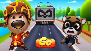 Talking Tom Gold Run - Magma Ben vs Raccoon Boss Fight in Cookie Rush Event | Funny Race Game 🔥 screenshot 4