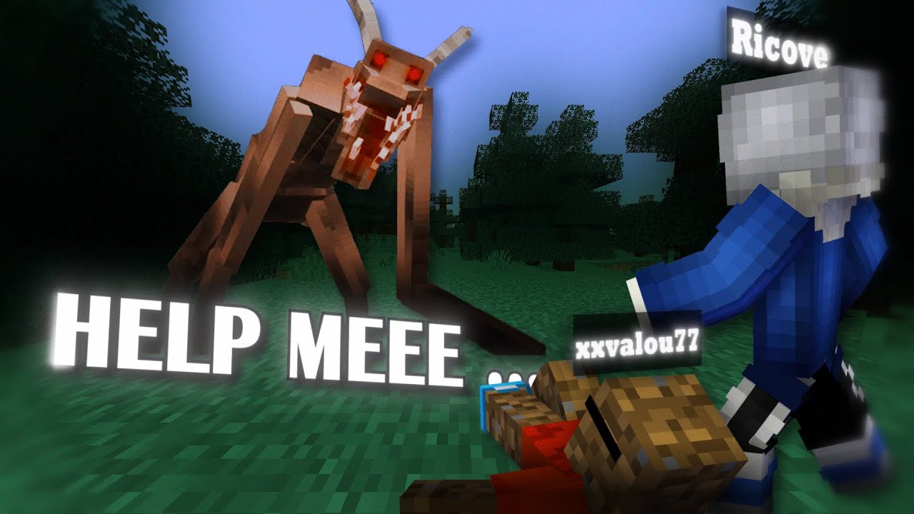On Survie Contre Des Monstres Sur Minecraft