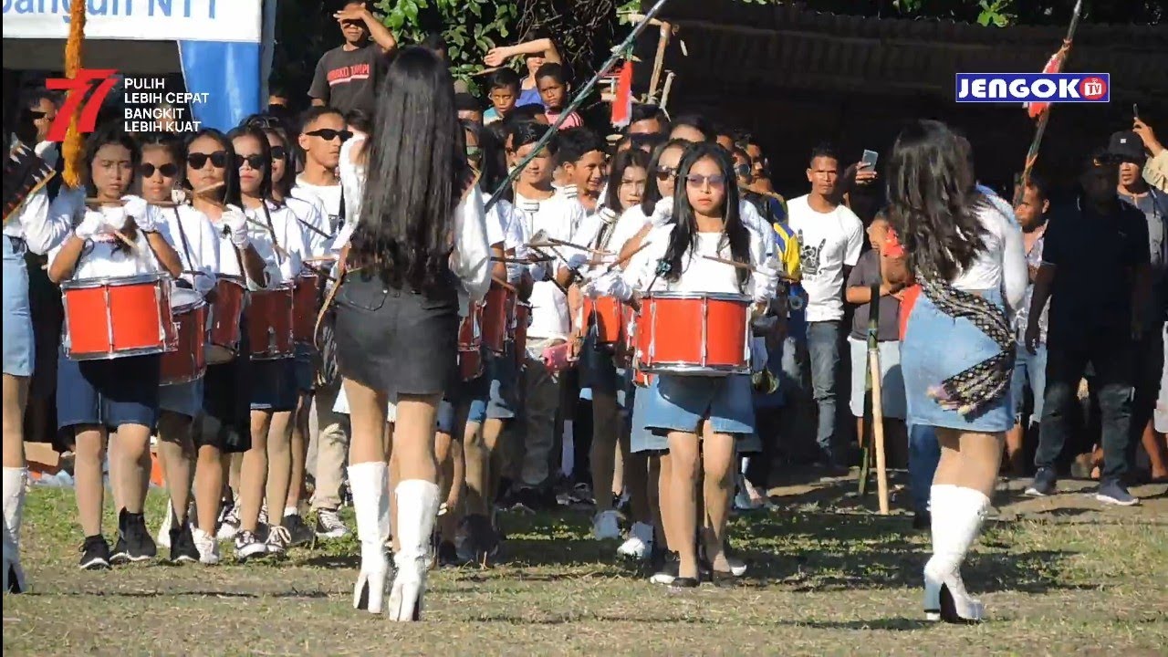 Seremonial Drum Band SMAK St. Maria Iteng pada Laga Final Satar Mese Cup II 2022