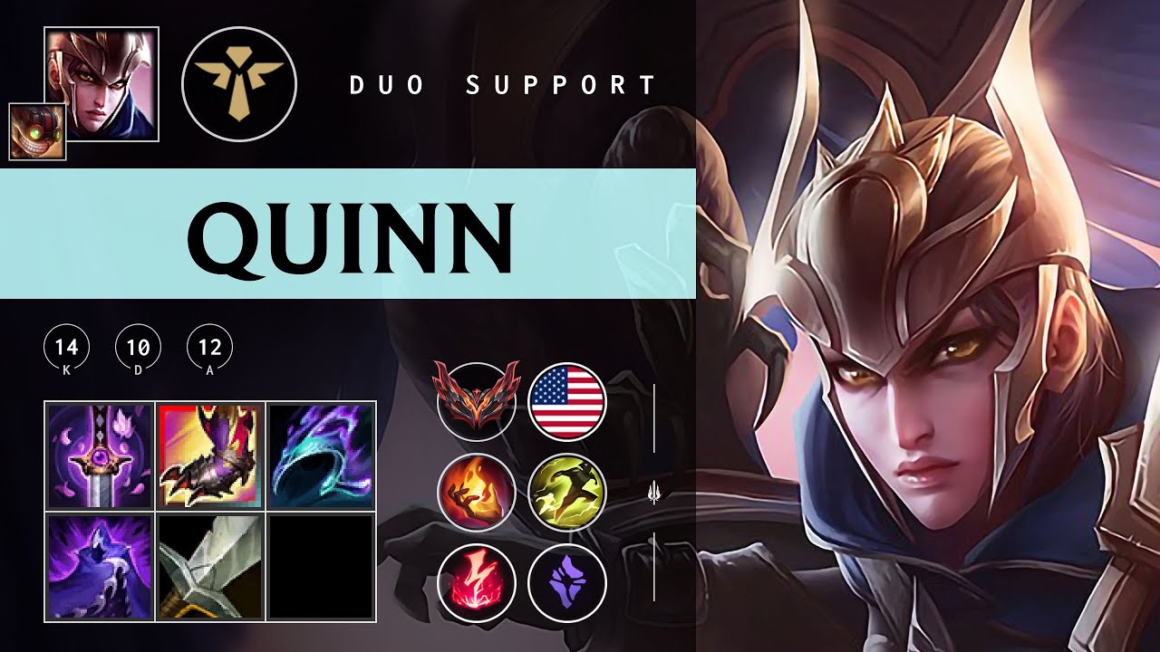Quinn Support vs Zoe - NA Grandmaster Patch 25.22