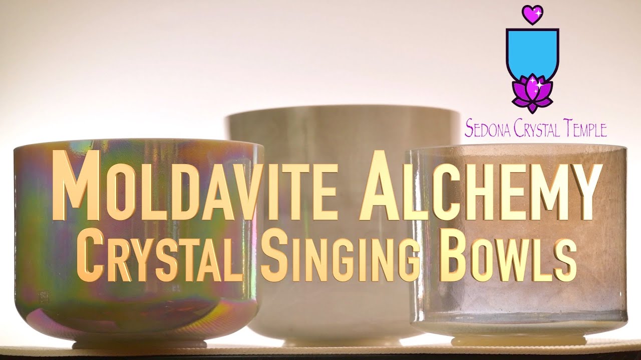 Crystal Tones™ Sedona | Moldavite Alchemy Singing Bowls