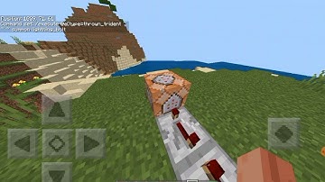 How to make a Lightning Trident MCPE COMMAND BLOCK