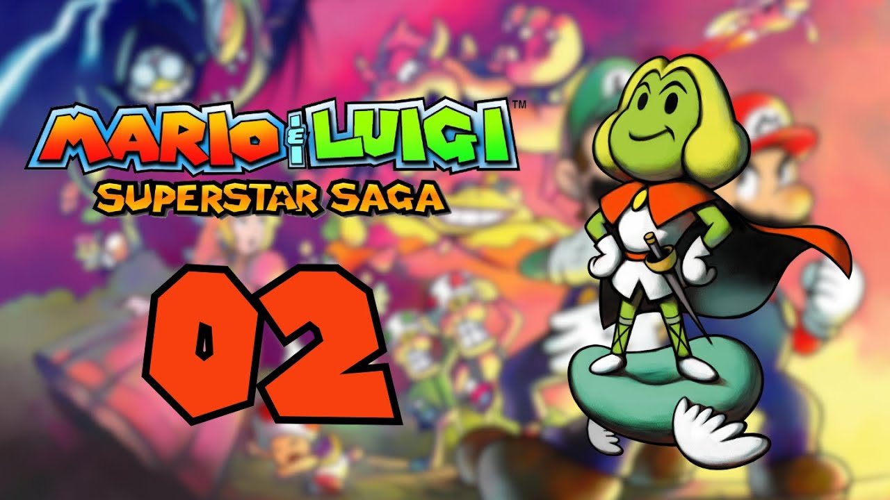 Let's Play Mario And Luigi: SuperStar Saga - Part 2 Hoohoo Mountain | Full Walkthrough