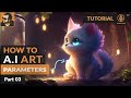 Ultimate Beginner Guide To Getting Started With MidJourney (A.I. Art) | Part 3 - Parameters - Basics