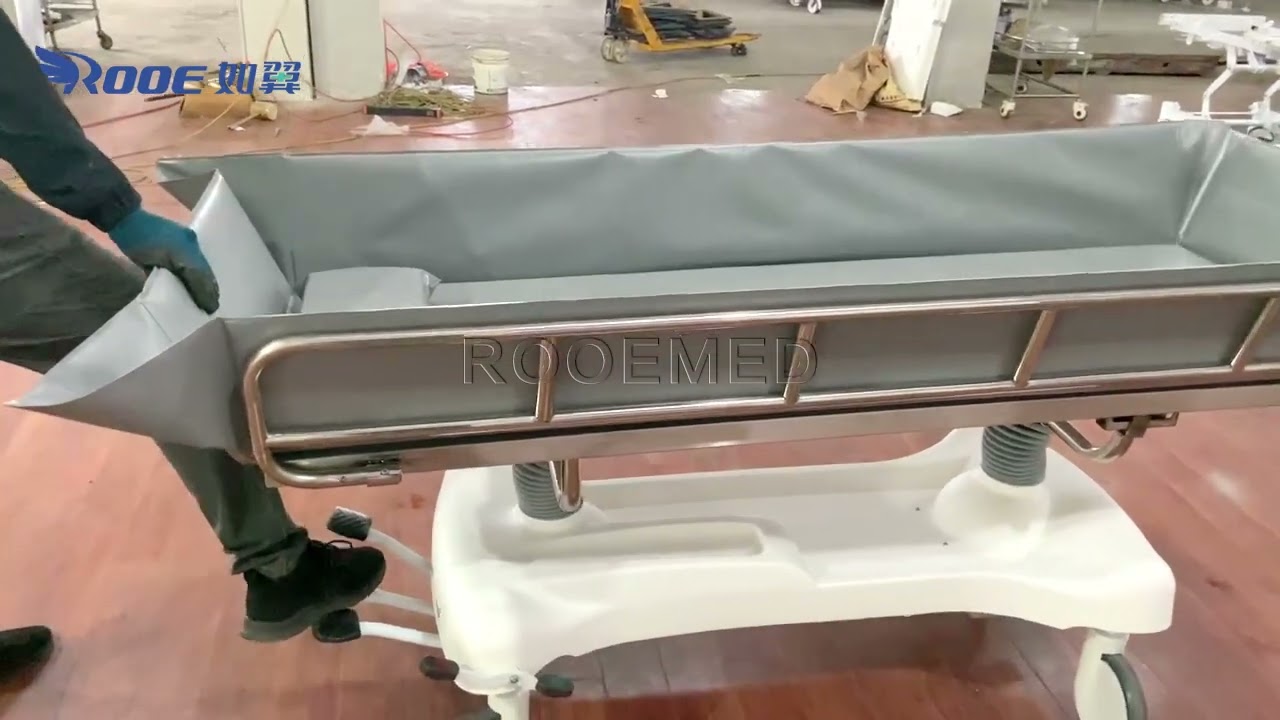Camilla de Ducha Hidráulica para Los Discapacitados, image size:1280x720