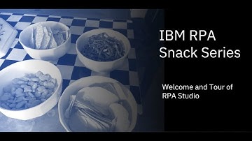 RPA Snacks Intro to RPA Studio (Italian)