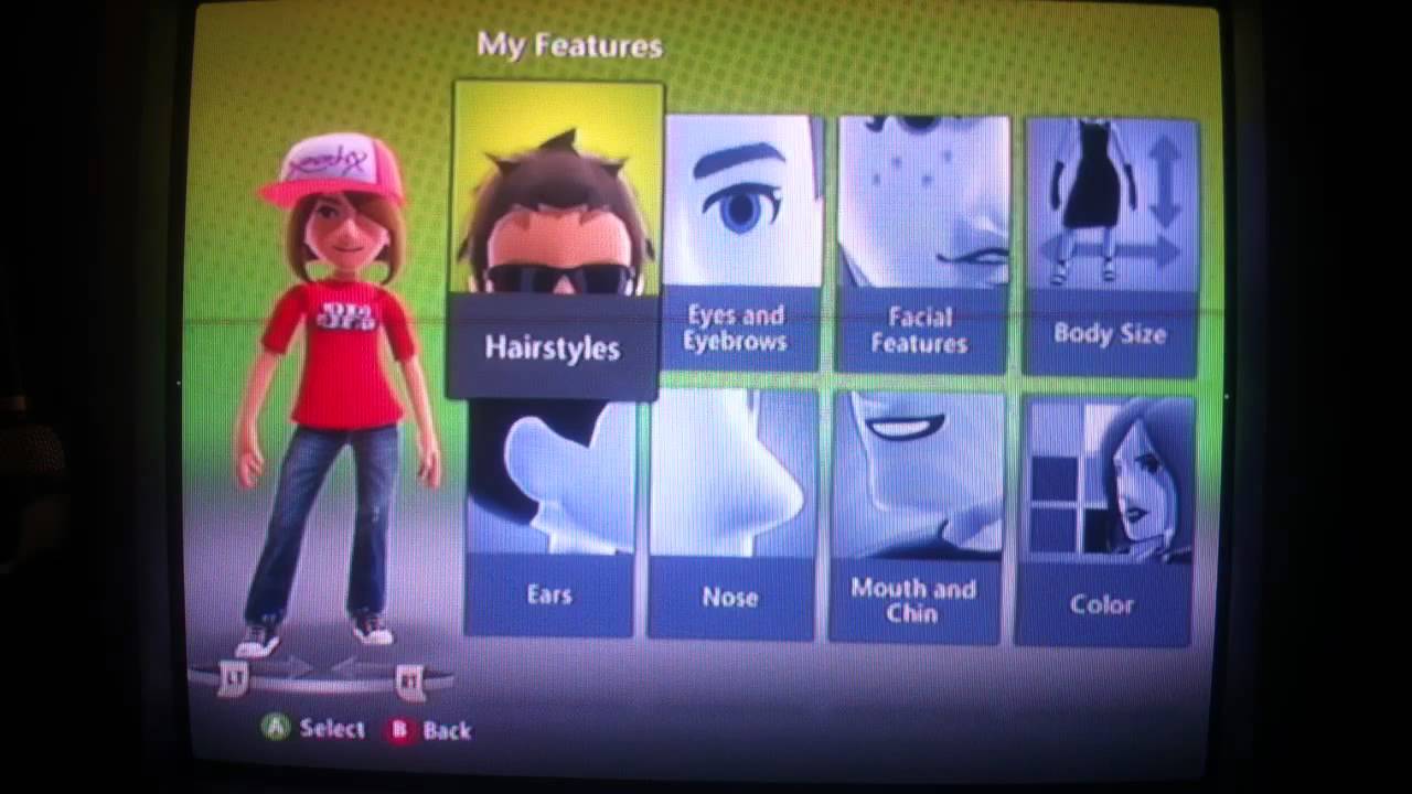 How To Get Different Colored Hair For Your Avatar Xbox 360 YouTube