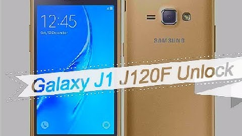 How To Unlock Samsung Galaxy J120F | J1 2016