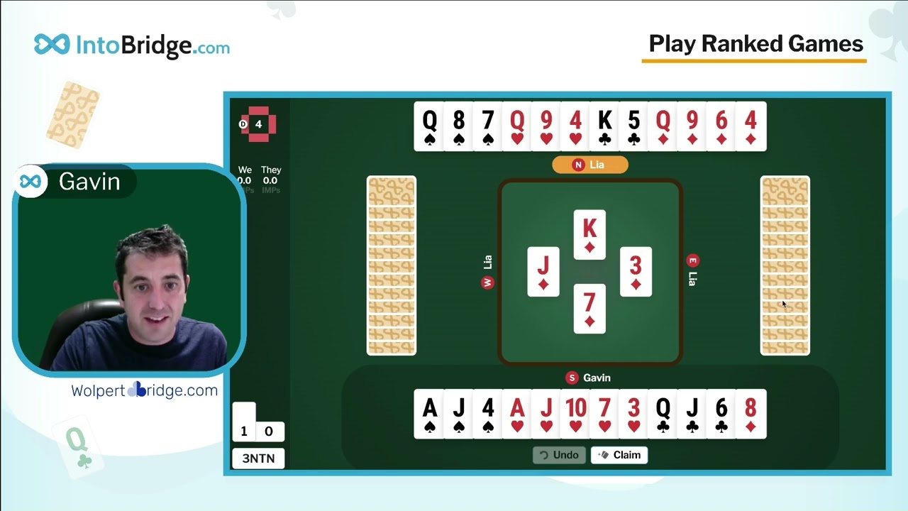 Intobridge Daily: Over Gavin Wolpert's Shoulder on July 10th