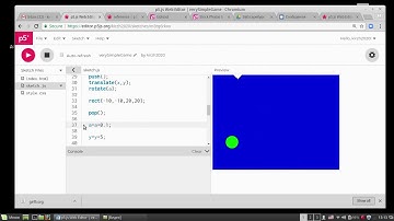 P5Js . Очень простая игра