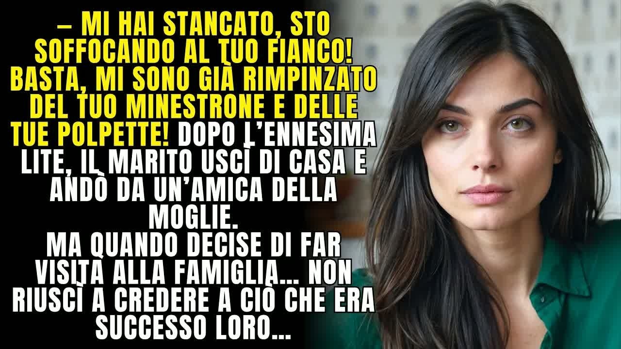 Dopo una lite, mio marito è andato a casa della mia amica, ma quando è tornato…