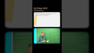 Steps to create Arbitrage Strategy | CA Final AFM Derivatives Revision
