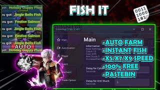 FISH IT SCRIPT PASTEBIN 2025 🔥 AUTO FARM • INSTANT FISH • X5/X7/X9 SPEED | 100% FREE Profile