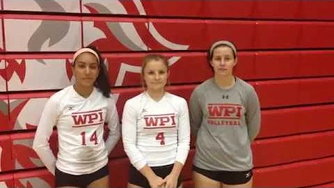 WPI Volleyball Post-Game Interview - Azita Bakhtya...