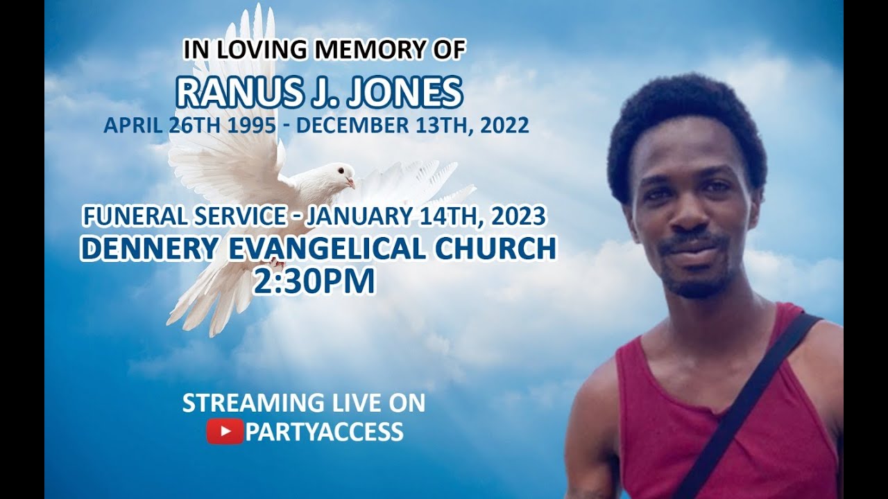 Roger Ranus Funeral Service Of Ranus J. Jones - YouTube