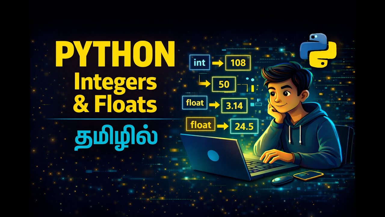 Python Integers & Floats | Core Python Mastery in Tamil | Episode 3