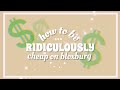 How to be ridiculously cheap on bloxburg