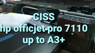 hp officjet pro 7110 A3+ with ciss