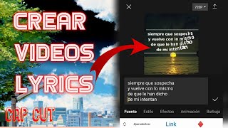 Como crear videos lyrics con letras para tik tok screenshot 2
