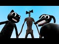 NEW CARTOON CAT VS CARTOON DOG VS SIREN HEAD!! Garry's Mod [Siren Head Trevor Henderson] Gameplay