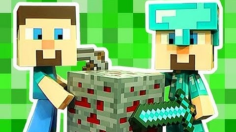 MINECRAFT STEVE, DIAMOND EDITION STEVE, REDSTONE ORE NIGHTLIGHT UNBOXING
