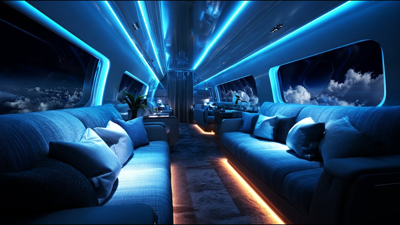 Засните во время тихого полета | ASMR Звук в салоне самолета для глубокого сна