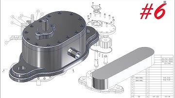 Học inventor cơ bản: Vẽ bơm dầu bằng inventor - Part 6