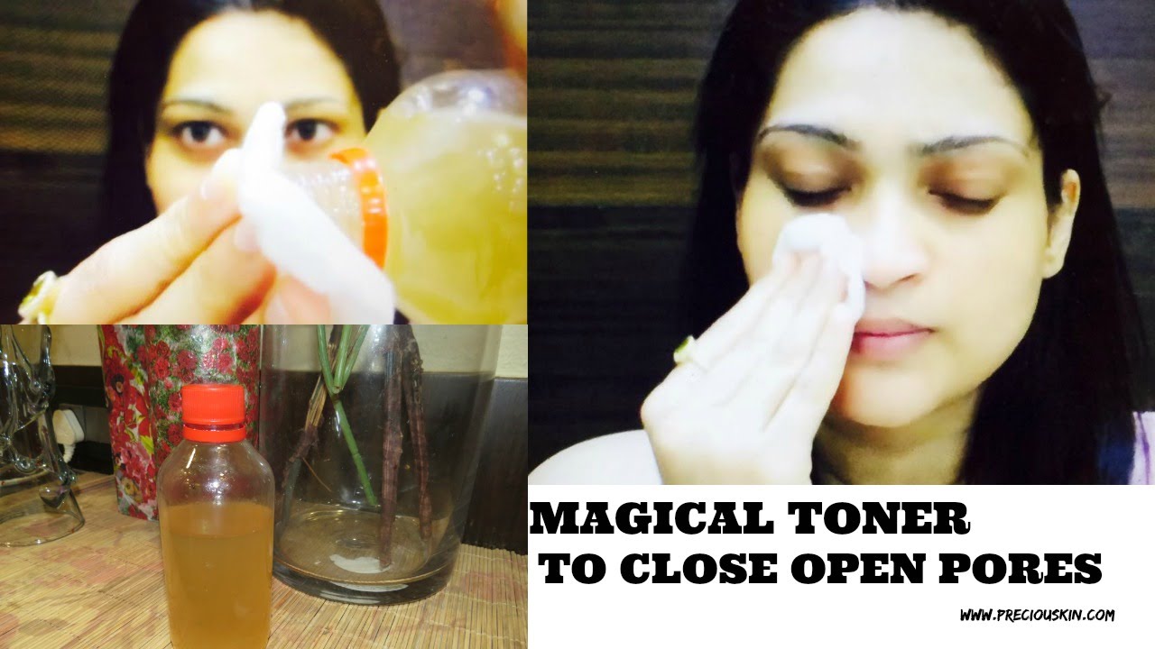 does toner open pores