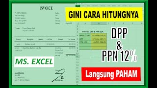 Cara Menghitung Dpp & Ppn 12% Dengan Mudah Contoh Invoice 2025