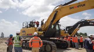Shantui excavators win high recognition and repeat orders in the Philippines
