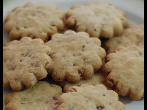 Pecan Shortbread Cookies