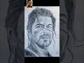 "Sharukh Khan😎 Shadow Part" l King Khan Pencil art....#shorts #viral#trending #artwithpujapriya #art