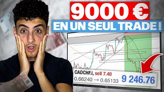 COMMENT J&#39;AI GAGNÉ 9000€ EN 1 SEUL TRADE ! Explication détaillée