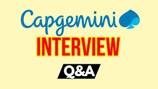Capgemini Interview Questions Answered Perfectly | Freshers & Experienced