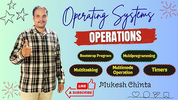 OS Operations explained:: Bootstrap, System Calls, Multi-mode Operation & Timers Made Easy!!