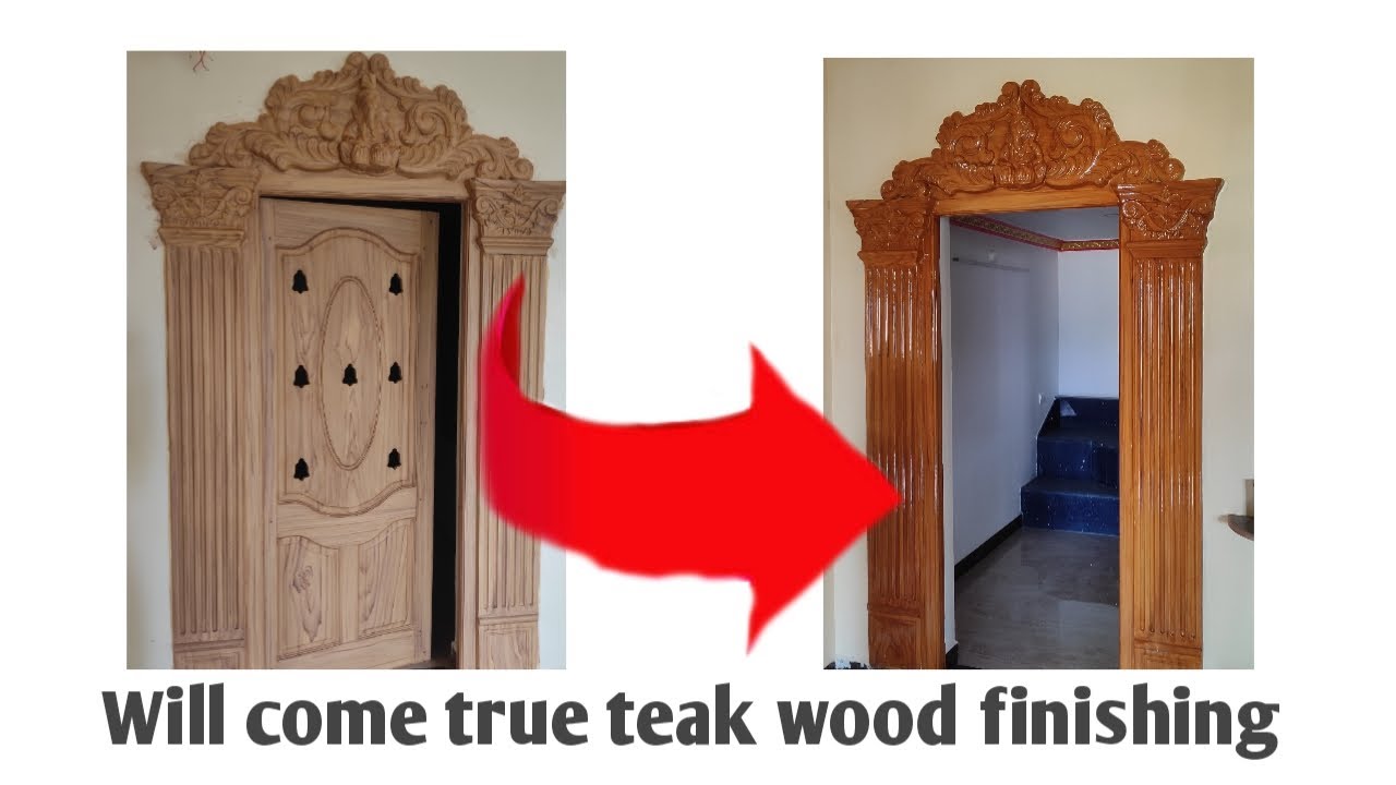 You can paint over the polish Wood polishing techniques Teakwood