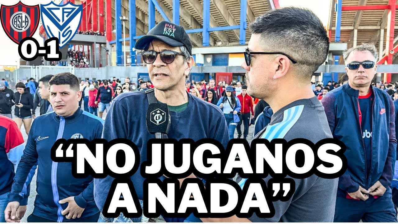 ENOJO DEL HINCHA | SAN LORENZO 0 - 1 VÉLEZ | REACCIÓN CON LOS HINCHAS ...