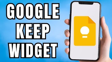 How to Add Google Keep Widget iPhone