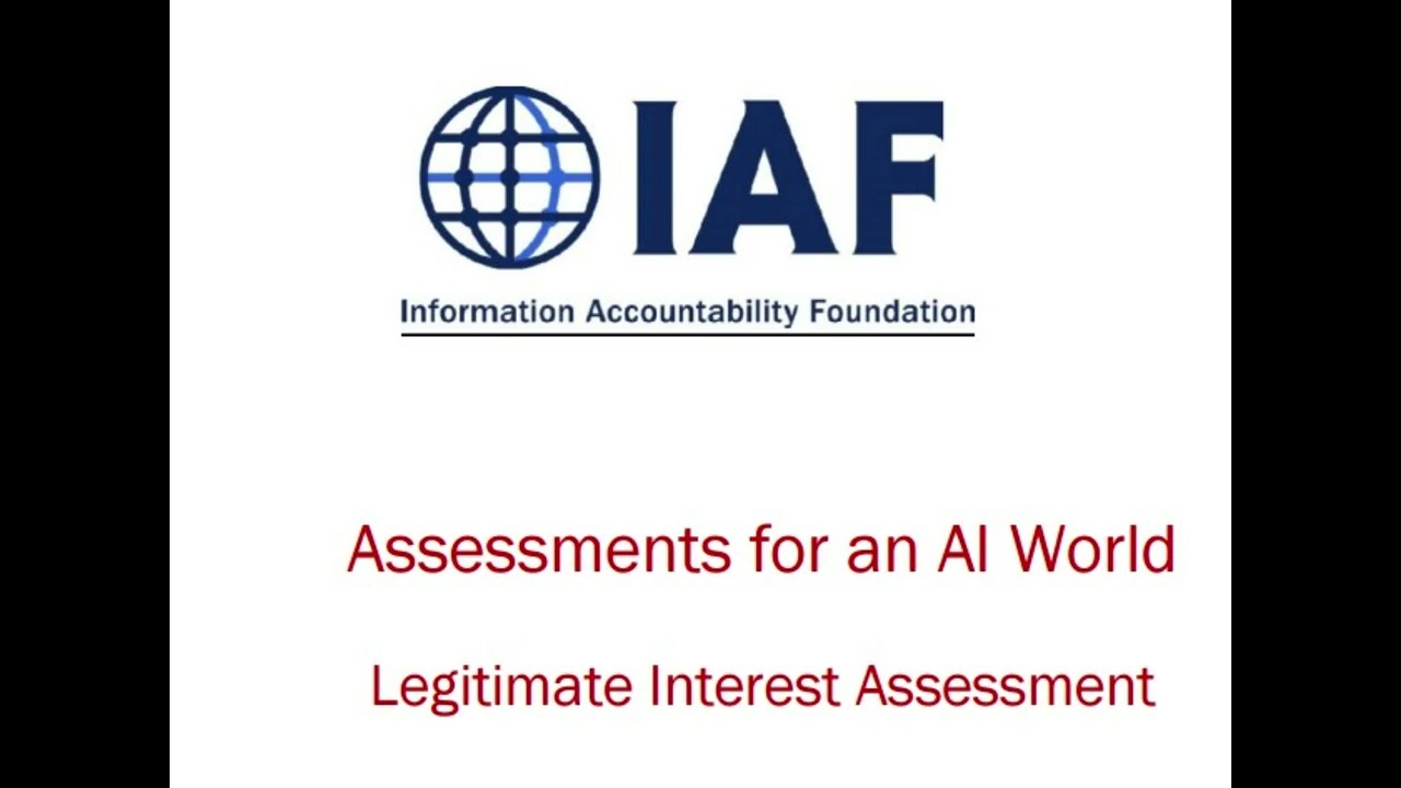 Assessments for an Ai World   LIA's