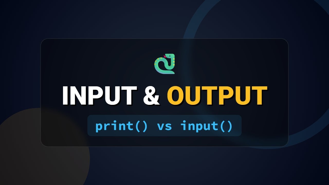 Ввод и вывод в Python: руководство по функциям input() и print()