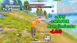 CÓMO REDUCIR EL LAG DE TU IPHONE ? [ FREE FIRE ] 2023