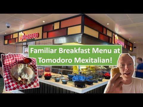 Carnival Venezia Tomodoro Mexitalian Breakfast | Blue Iguana Cantina Favorites? #cruisefood