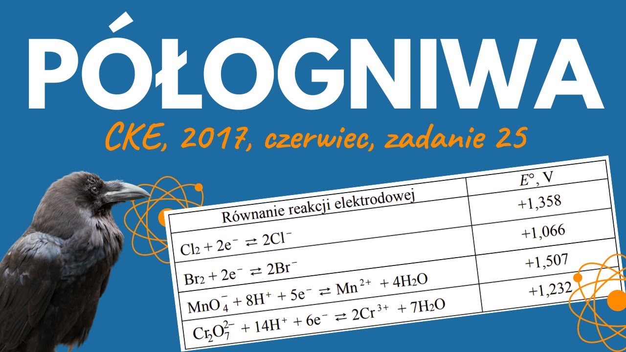 Pazdro Chemia Sprawdzian 2 2017 Klucz Odpowiedzi Półogniwa w 2017 roku??? - Chemia CKE 2017 Czerwiec Zadanie 25 Formuła