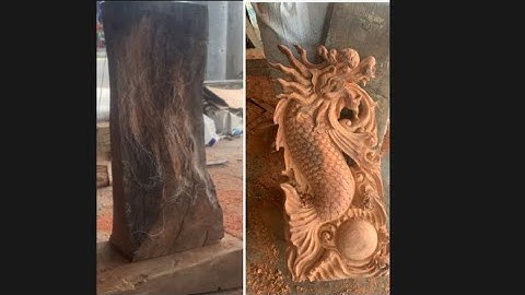 Cách để tạo ra bức tượng cá chép hoá rồng cực kì đơn giản.