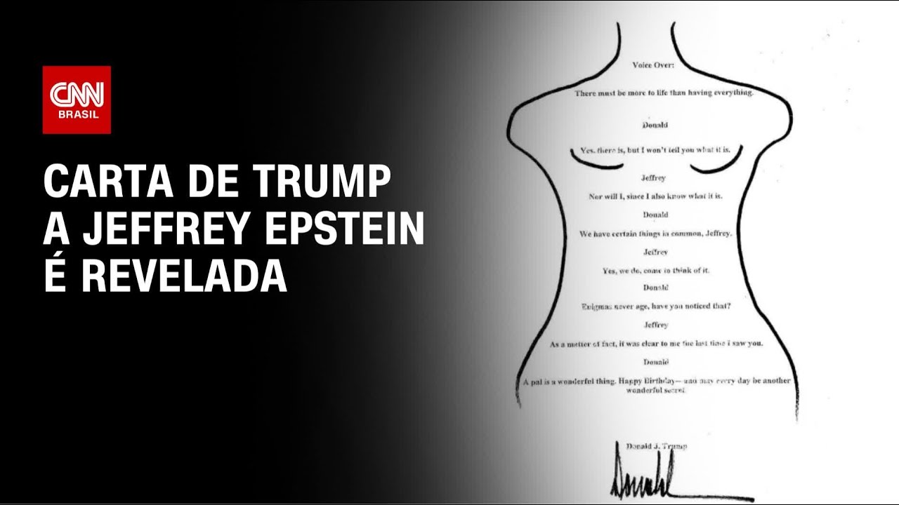 Democratas revelam carta de Trump para Jeffrey Epstein | CNN 360º