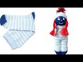 Tutorial How to make doll out of a sock # Rag doll # handmade soft doll for kids # stuff toy