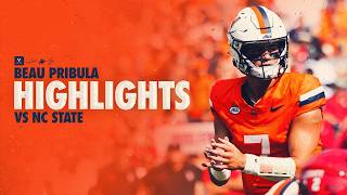 Beau Pribula Highlights - Virginia vs. NC State | UVA Football