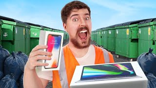 I Searched 100 Dumpsters, Here's What I Found!!😱 || MrBeast
